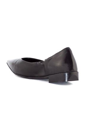 Black leather ballerina shoes MARA BINI | V427NERO